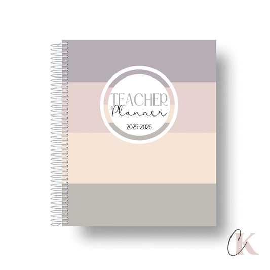 Agenda planificateur enseignant 2025-2026 | Pastel Signature