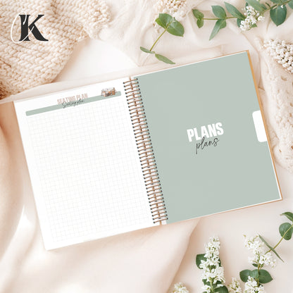 2026-2027 Teacher Planner | 5 periods/blocks | Vintage/Retro