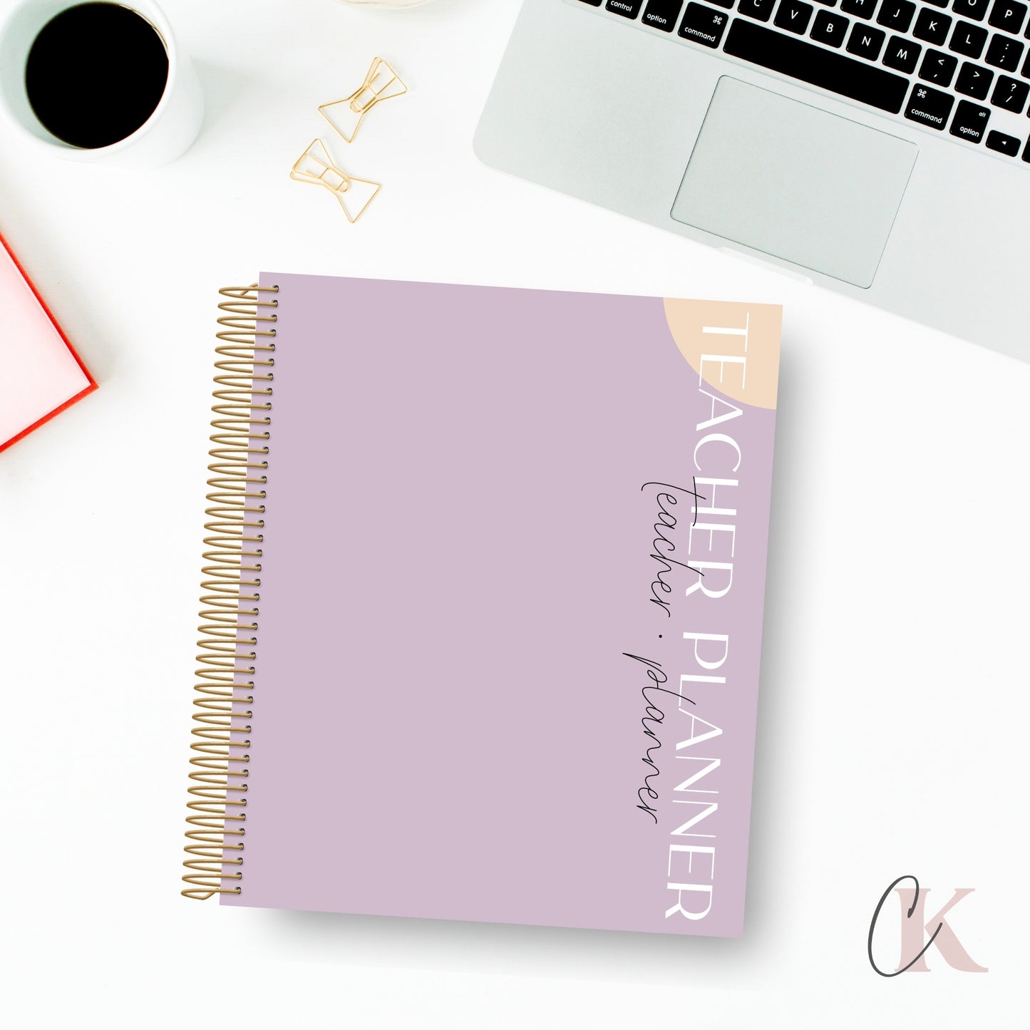 2026-2027 Teacher Planner | 6 periods/blocks | Elegance