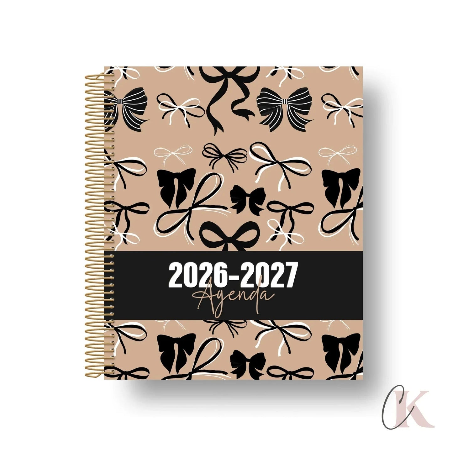 Agenda planificateur enseignant 2026 - 2027 | 6 périodes | Élégance - Agendas et planificateurs