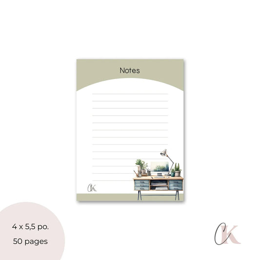 Bloc - notes bohème | Bureau - Papeterie