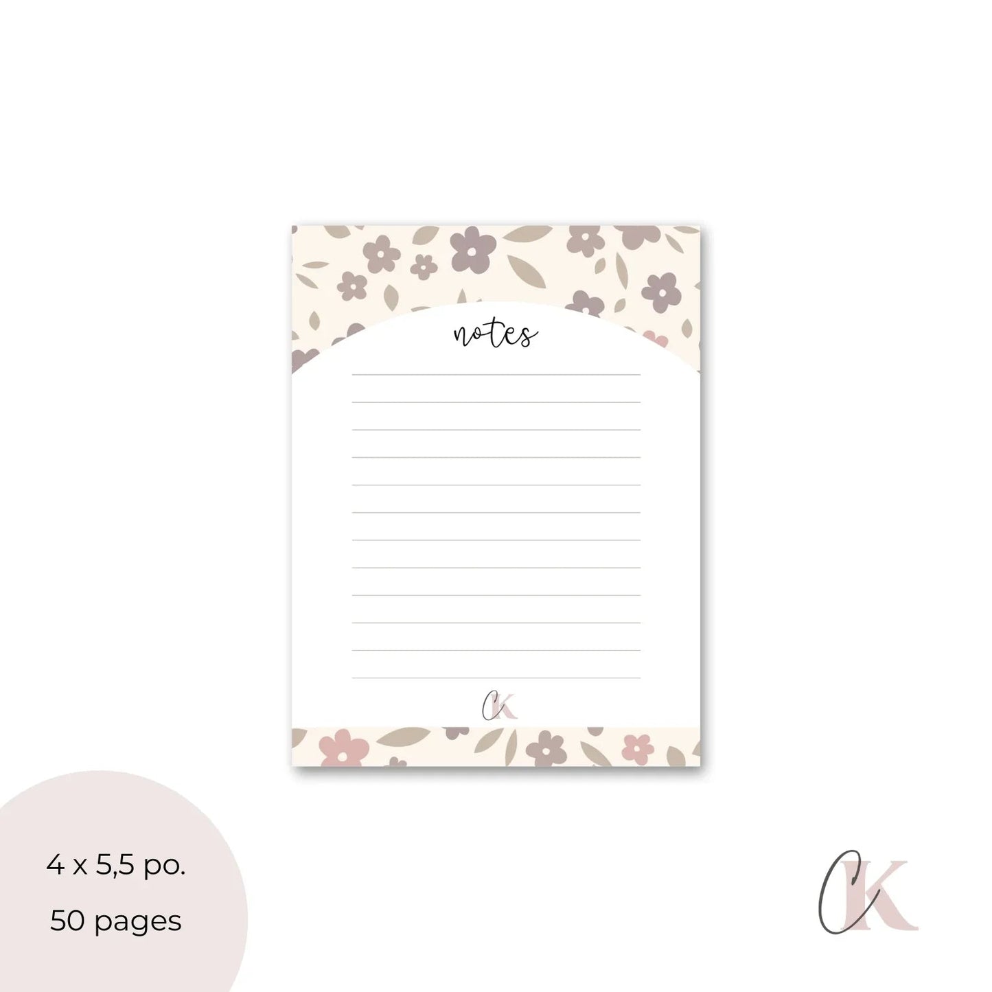 Blocs - notes floral Signature - Papeterie