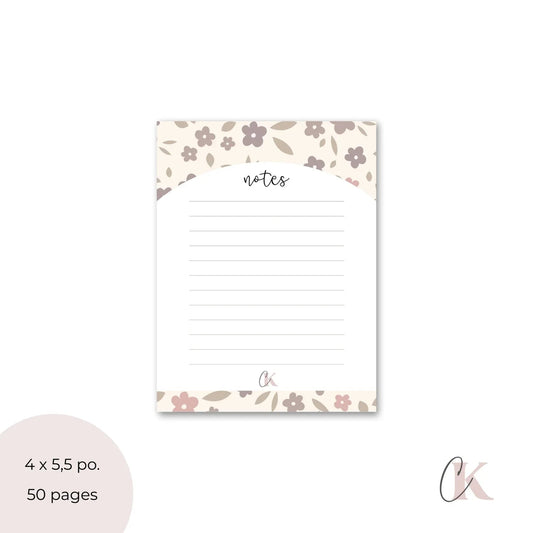 Blocs - notes floral Signature - Papeterie