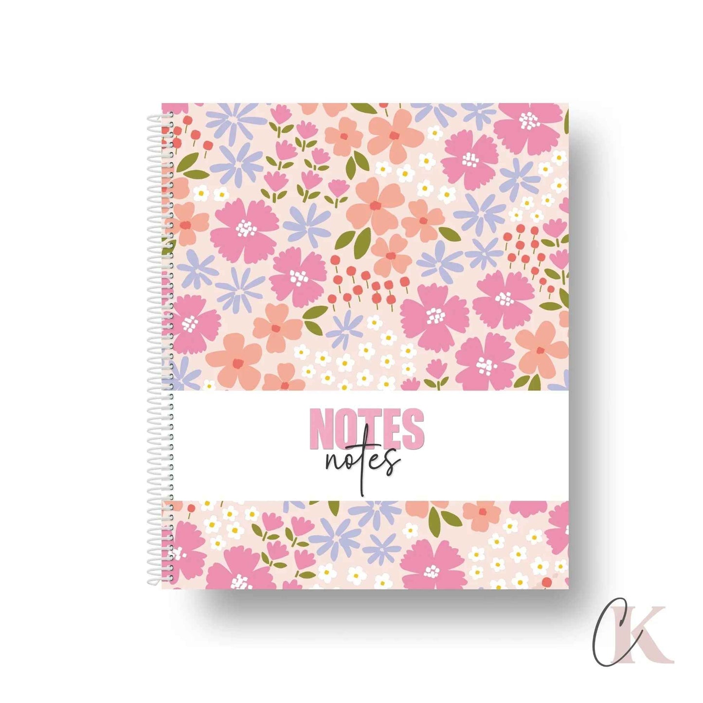 Cahier de notes | Fleurie pop - Papeterie