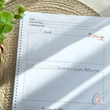 Cahier d’observation de stage en enseignement | Teaching Internship Observation Notebook | EN - Papeterie
