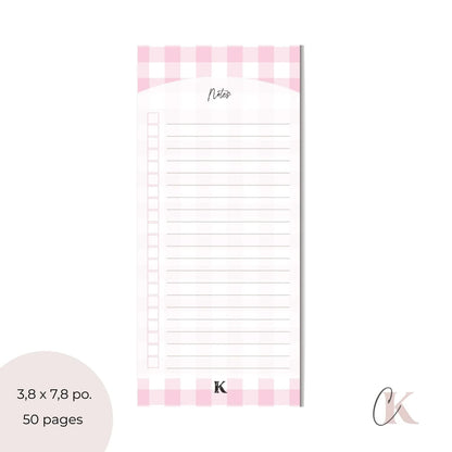 Ensemble de planificateur et blocs-notes | Rétro rose - Papeterie -