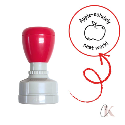 Étampe | Apple - solutely Neat Work Stamp | Ronde 31 - Étampe
