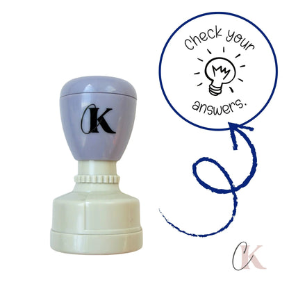 Étampe Check your answers Stamp | Ronde 05 - Étampe