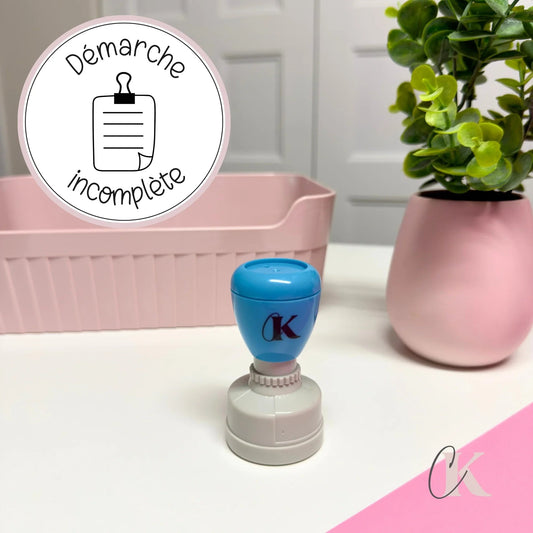 Étampe Démarche incomplète | Ronde 03 - Étampe