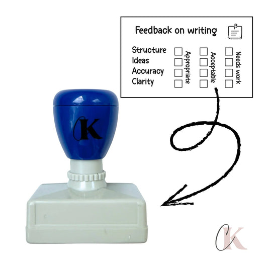 Étampe Feedback on Writing Stamp | Rectangle 07 - Étampe