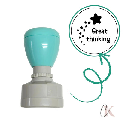 Étampe | Great thinking | Teacher Stamp | Ronde 22 - Étampe