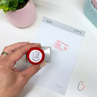 Étampe Homework/Assignment Stamp | Rectangle 13 - Étampe