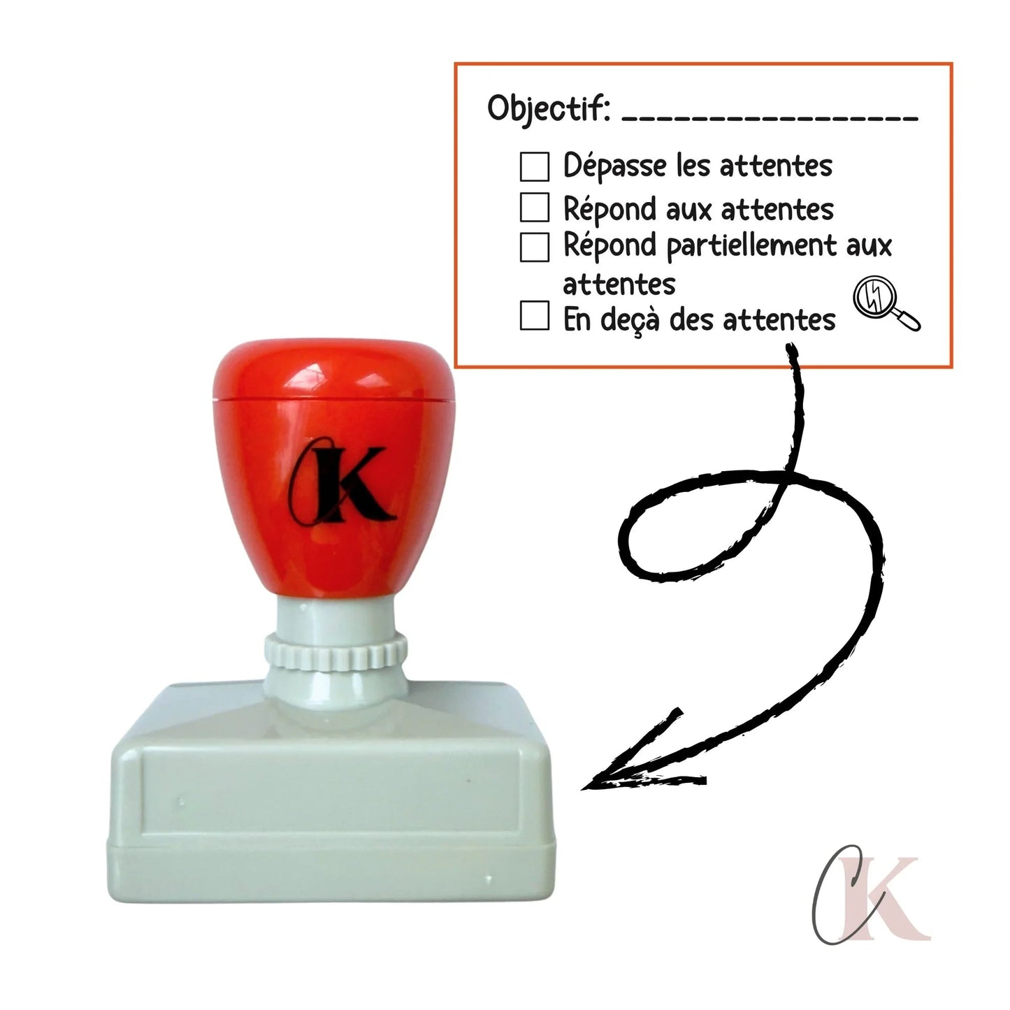 Étampe Objectif/Attentes | Rectangle 20 - Étampe