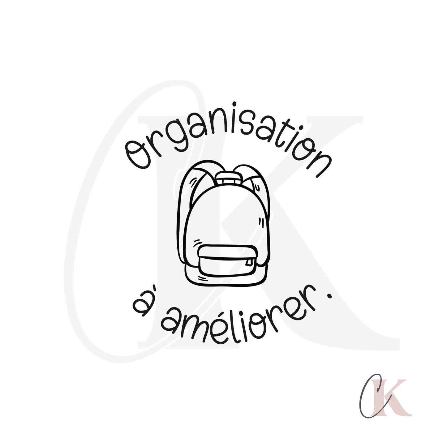 Étampe Organisation à améliorer | Ronde 05 - Étampe