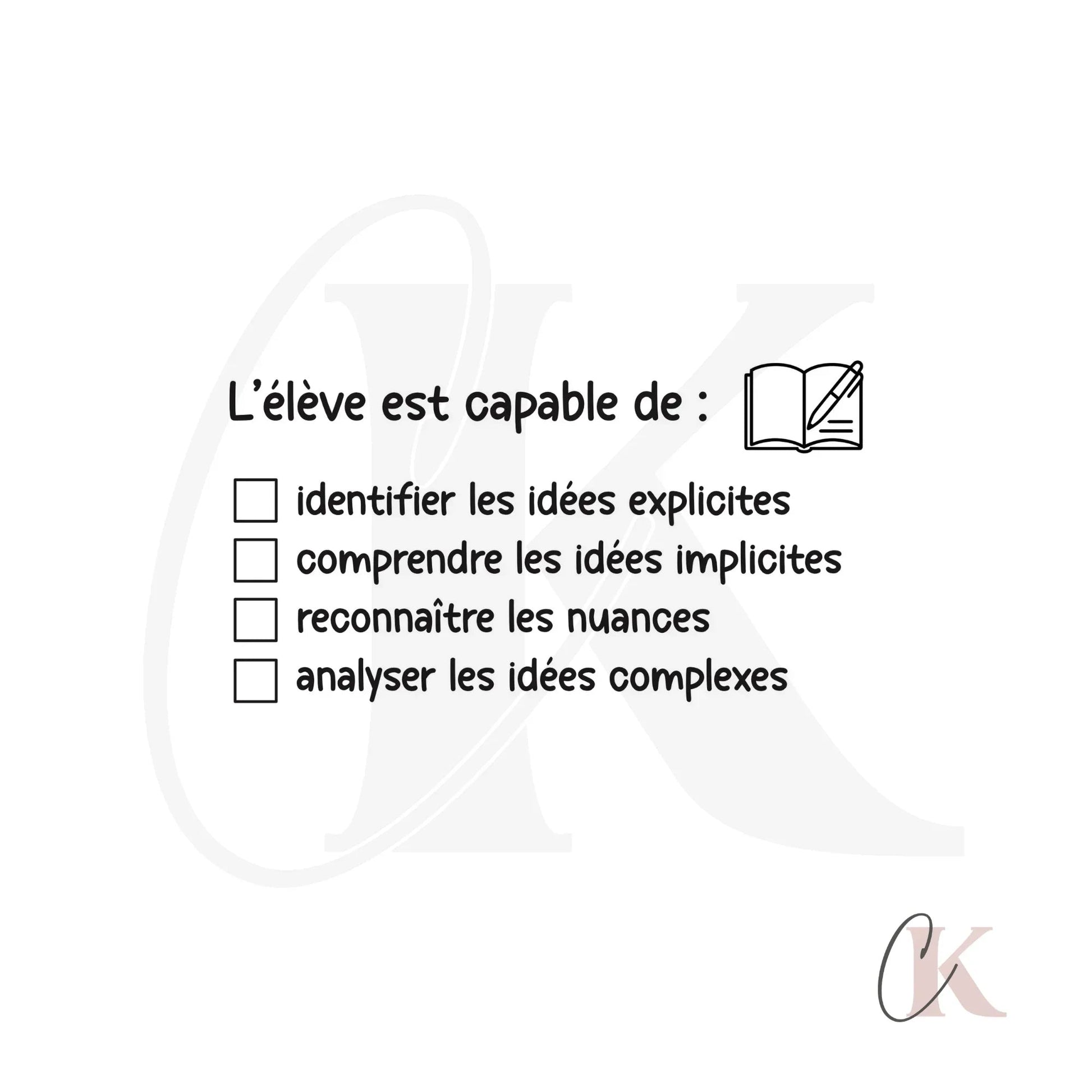 Étampe Rétroaction compréhension de lecture | Rectangle 09 - Étampe