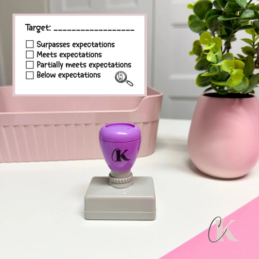 Étampe Target/Expectations Stamp | Rectangle 19 - Étampe