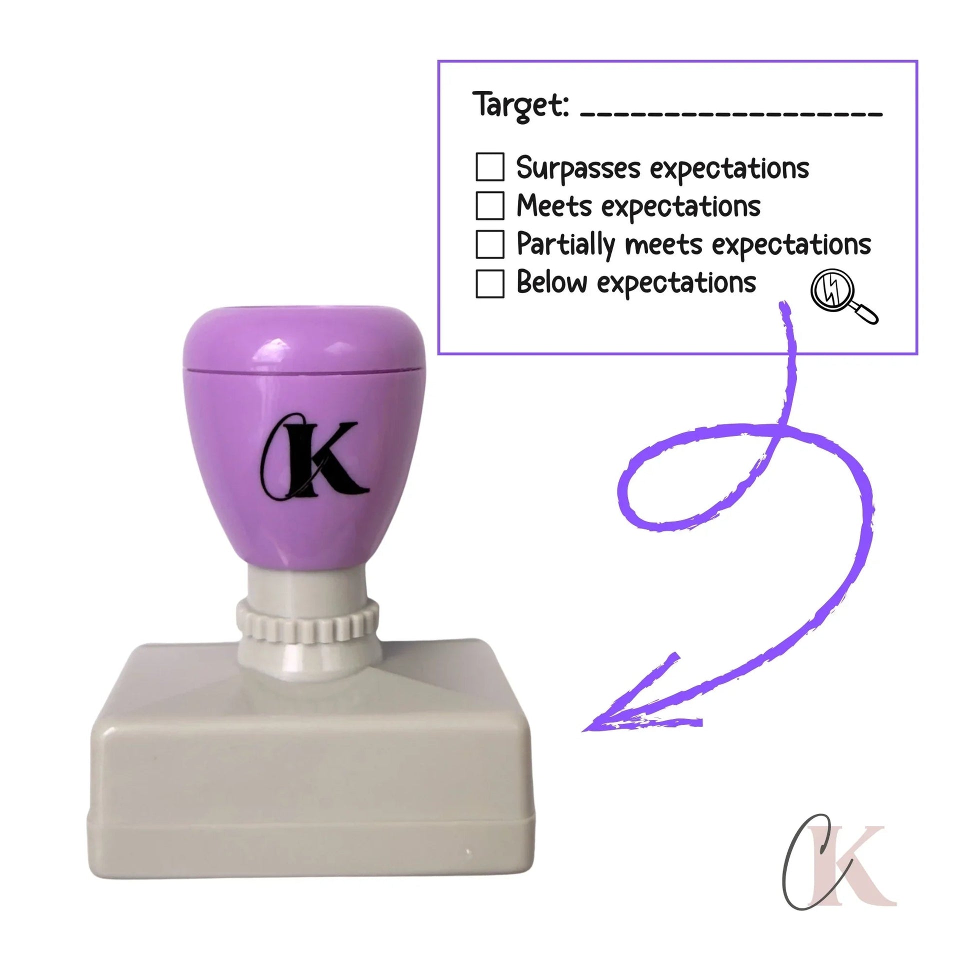 Étampe Target/Expectations Stamp | Rectangle 19 - Étampe