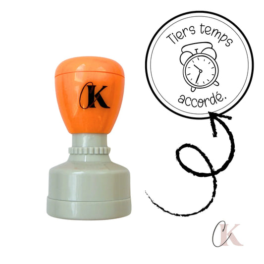 Étampe Tiers temps accordé | Ronde 00 - Étampe