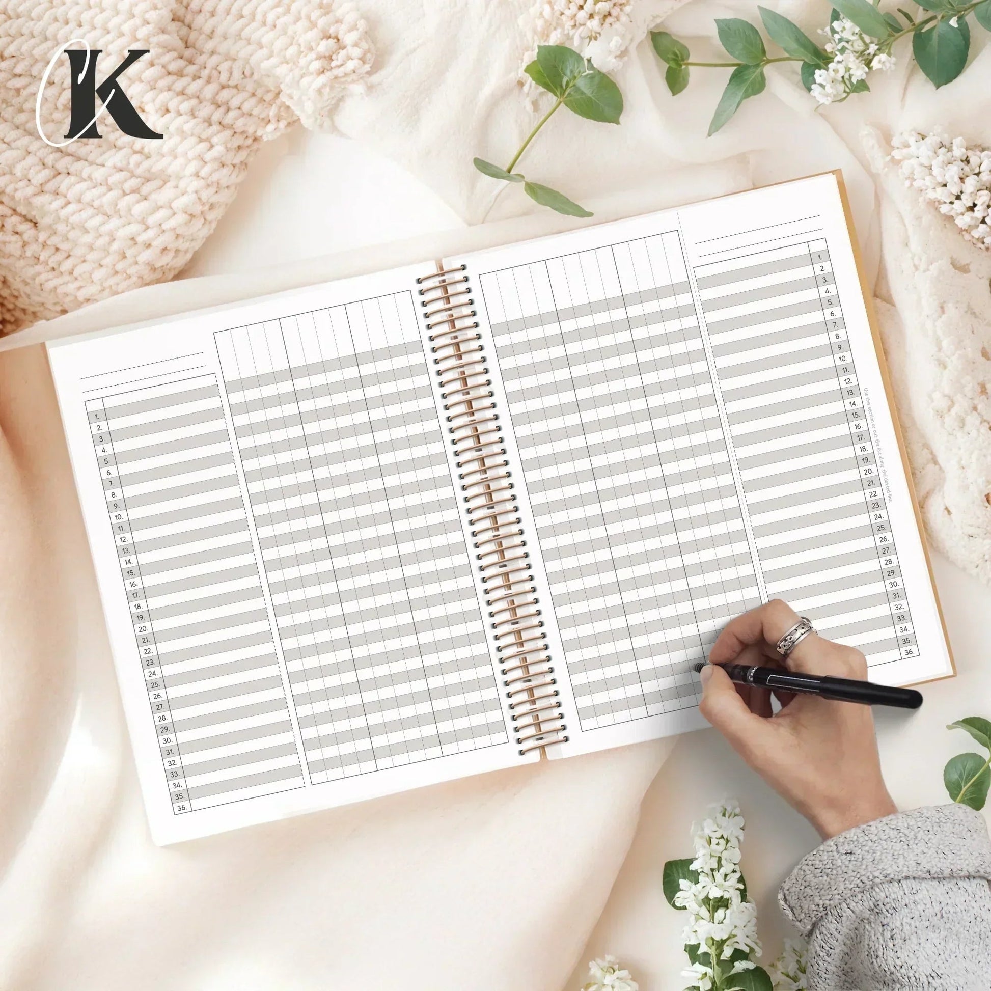 Gradebook | Elementary and H.S. | Serene Beach - Papeterie