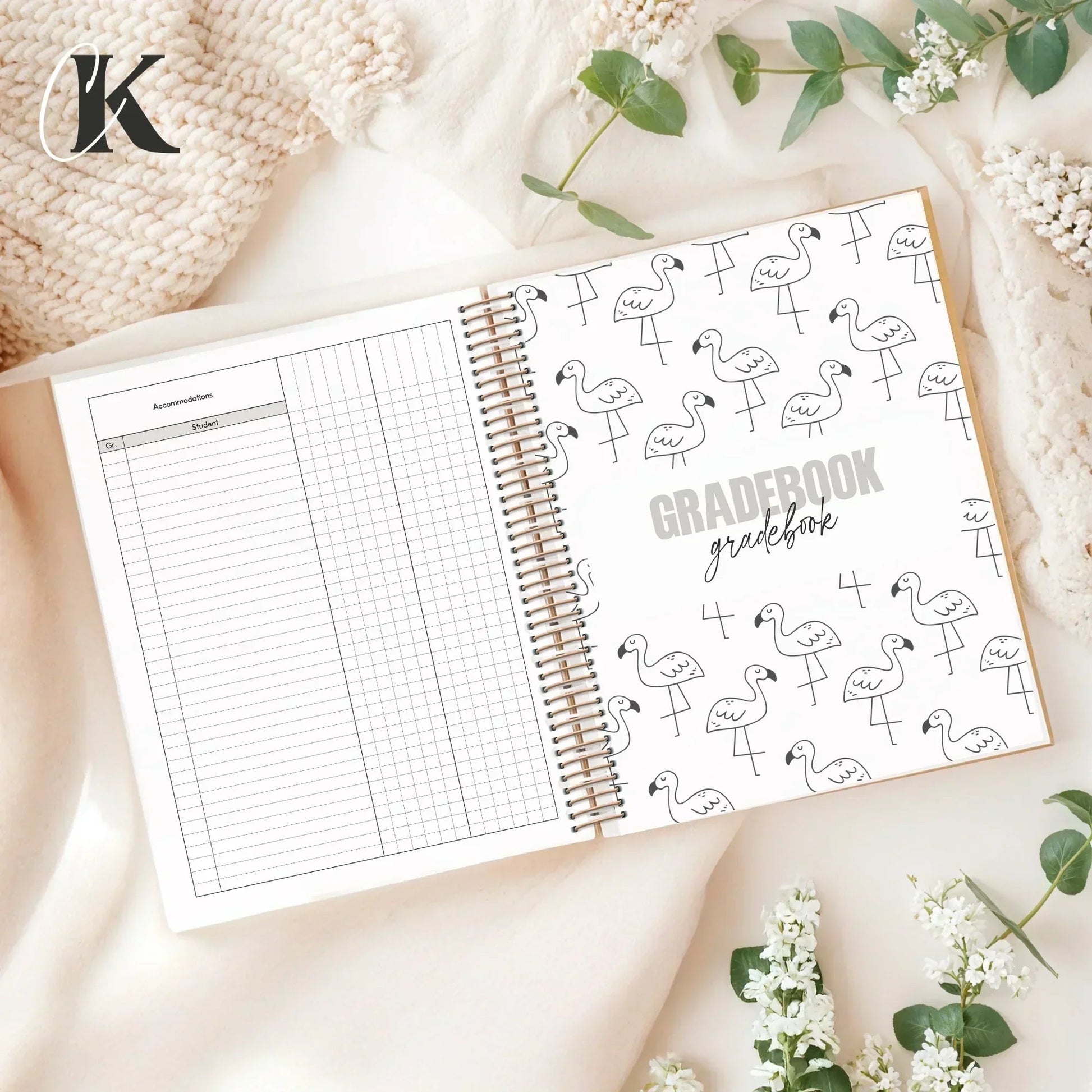 Gradebook | Elementary and H.S. | Serene Beach - Papeterie