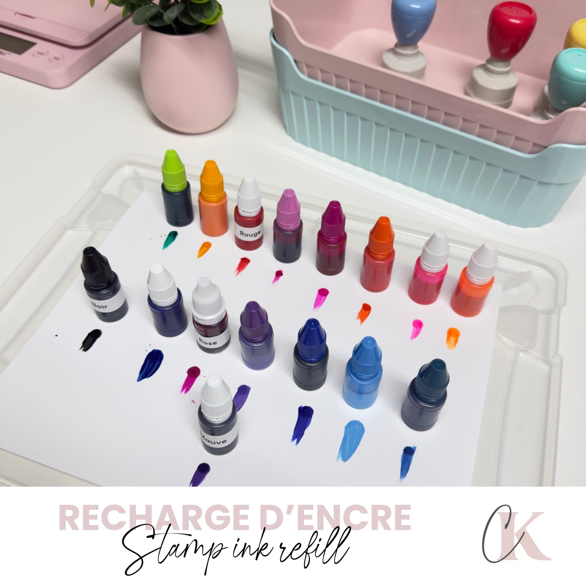Recharge d’encre pour tampons | Stamp Ink Refill - Étampe
