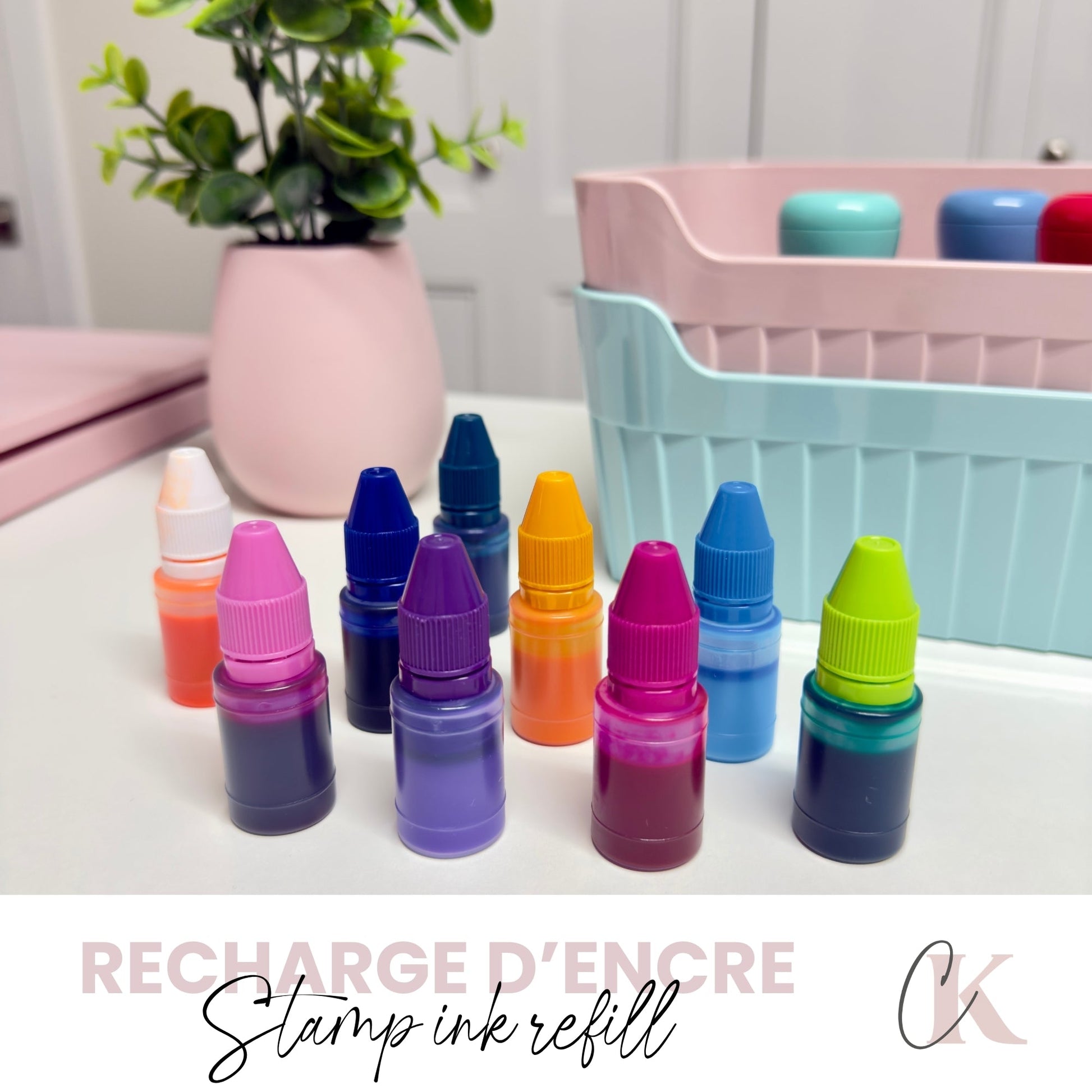 Recharge d’encre pour tampons | Stamp Ink Refill - Étampe
